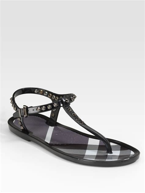 burberry jelly sandals on sale|burberry style heel sandals.